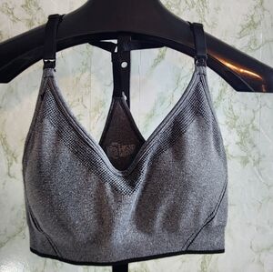 GILLIGAN & O'MALLEY Gray Nursing Bra